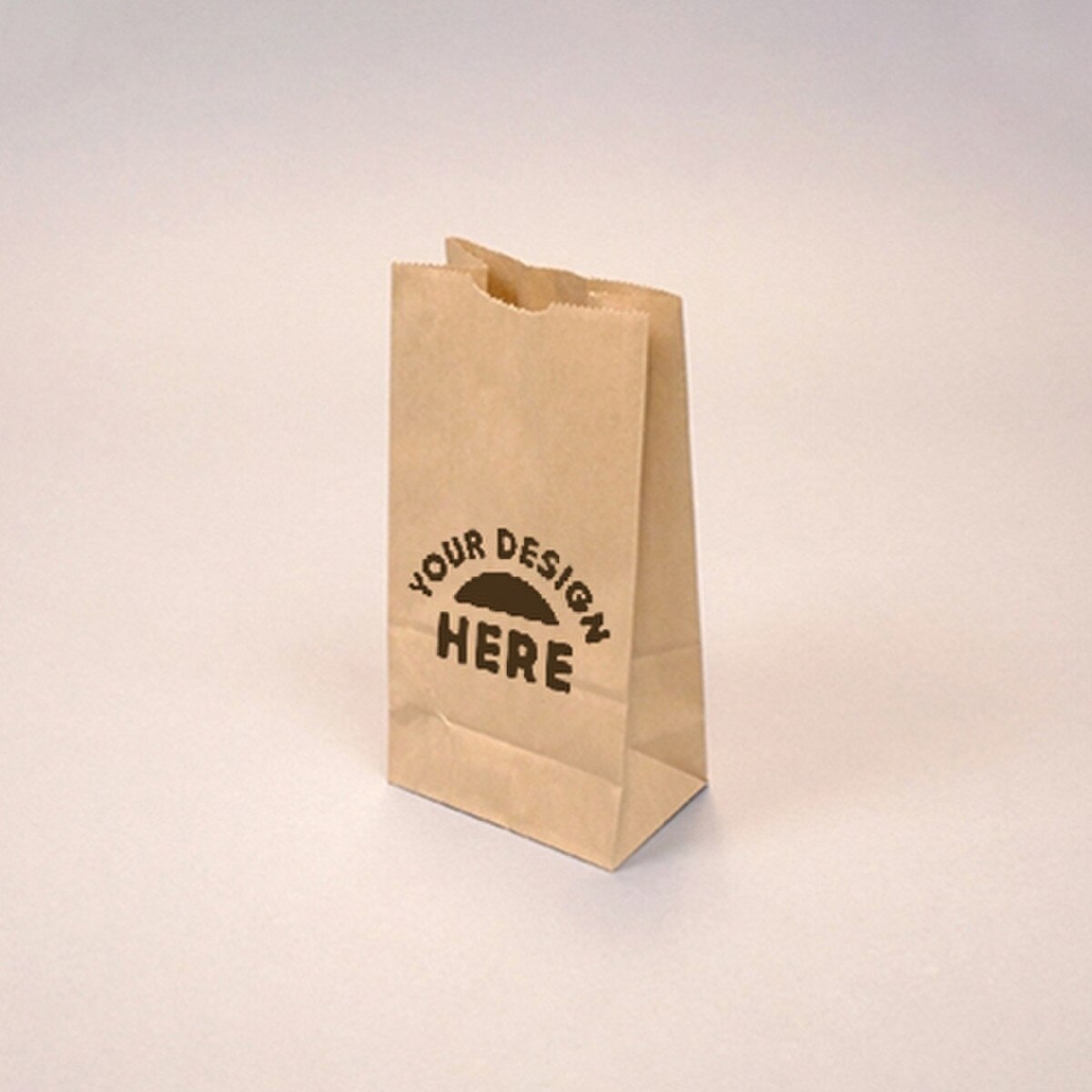 Custom-Printed Natural Kraft 4-lb G